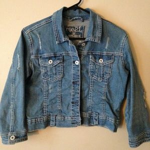 Distressed Jean Jacket